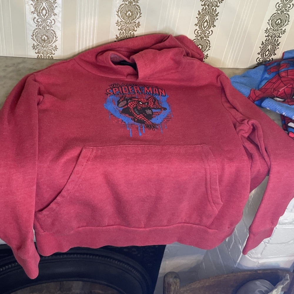 Spider Man Boys Clothing Lot Sweatshirt Pjamas 6/7 M